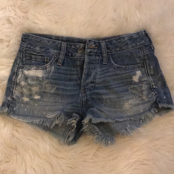 Abercrombie & Fitch Pants - Abercrombie and Fitch Distressed Shorts